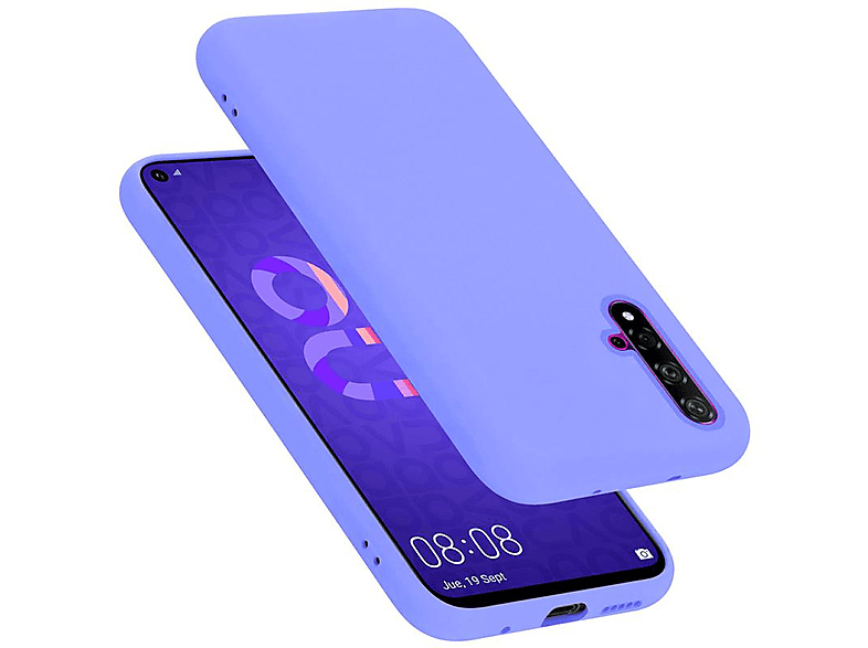 Cadorabo Handyhülle Für Honor 20/20S/NOVA 5T – TPU Silikon Case Mit Ring & Kameraschutz, Türkis