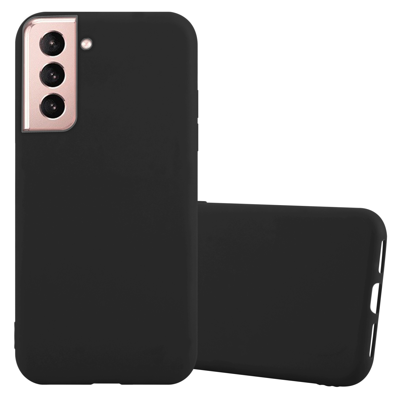 Samsung, CANDY Style, im Galaxy TPU PLUS, Backcover, SCHWARZ Hülle S21 CADORABO Candy