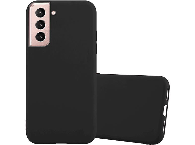 CADORABO Hülle im Style, Galaxy TPU PLUS, CANDY Candy Backcover, S21 Samsung, SCHWARZ