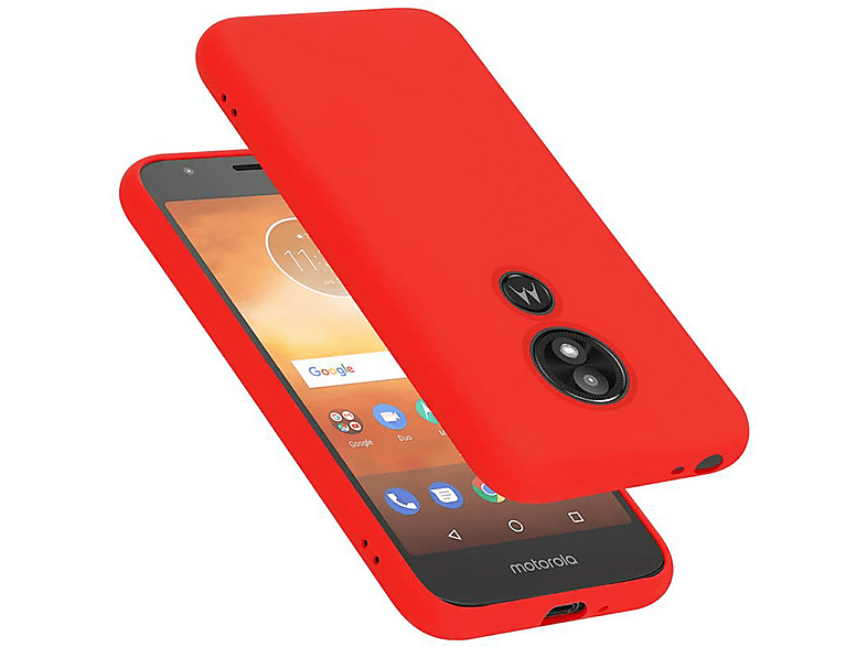 Cadorabo Custodia Morbida TPU Per Motorola Moto X Play | Frost Nero | Antiurto Sottile 1,2mm