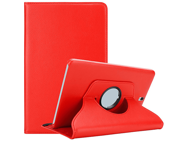 Bookcover, Tablet Style, Hülle (9.7 MOHN im Tab Galaxy Samsung, ROT Book CADORABO Zoll), S3