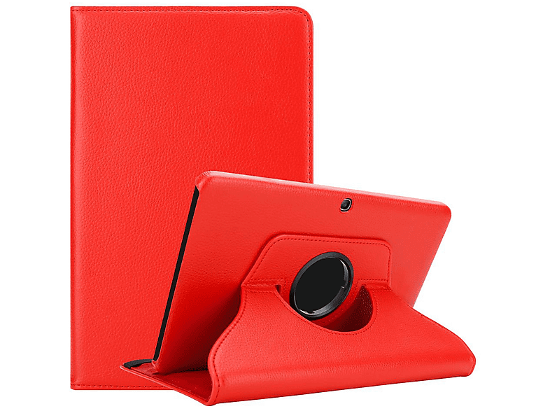 MOHN Galaxy CADORABO im Hülle Style, Book Samsung, (10.1 Tab Tablet 3 Zoll), ROT Bookcover,