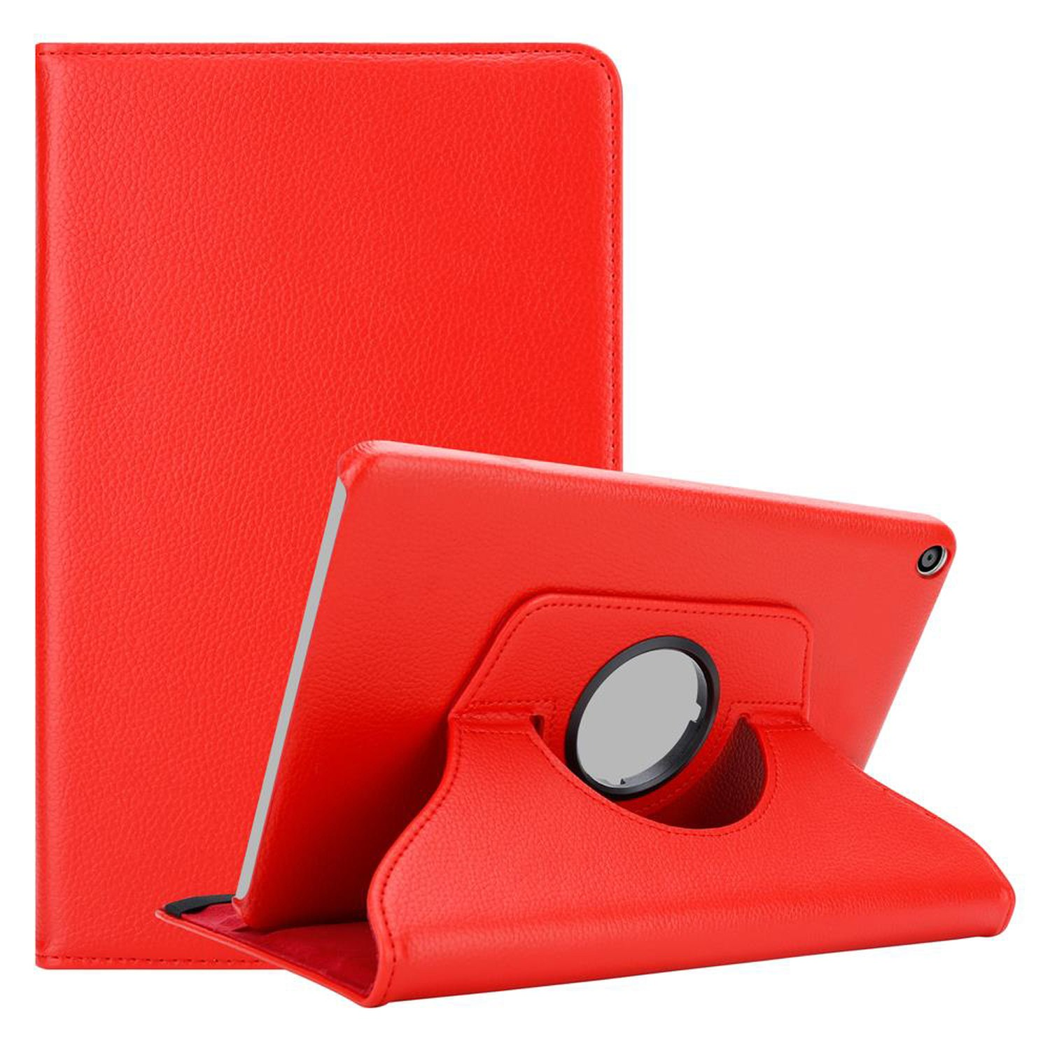 Style, ROT T3 (8.0 Zoll), Bookcover, Tablet Hülle 8 MOHN MediaPad Huawei, CADORABO Book im