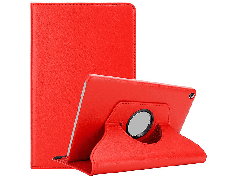 CADORABO Tablet Bookcover, MediaPad (8.0 MOHN Zoll), T3 8 ROT Huawei, Hülle im Style, Book
