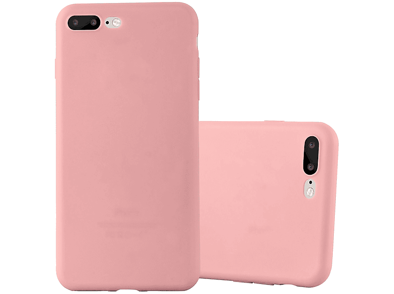 CADORABO Hülle im TPU Candy Style, Backcover, Apple, iPhone 7 PLUS / 7S PLUS / 8 PLUS, CANDY ROSA