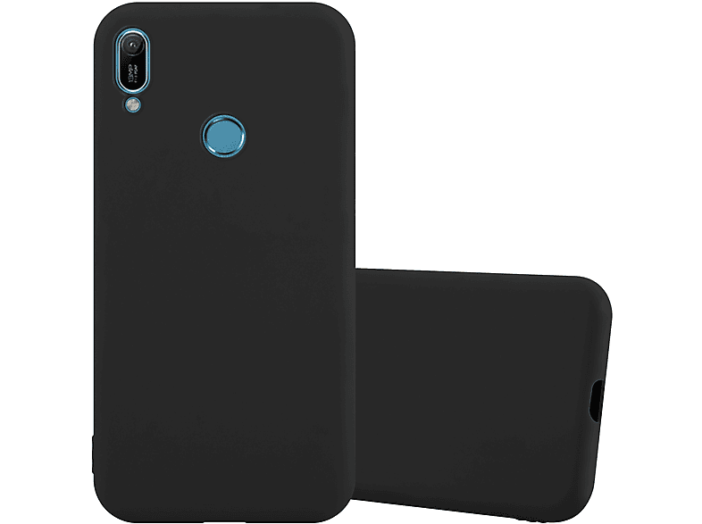 Huawei, CANDY Hülle Backcover, im Y6 Style, SCHWARZ TPU Candy CADORABO 2019,