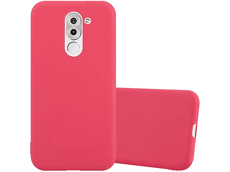 CADORABO Hülle im TPU Candy Style, Backcover, Huawei, MATE 9 LITE / GR5 2017 / Honor 6X, CANDY ROT