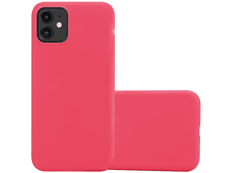 CADORABO Hülle im TPU Candy Style, Backcover, Apple, iPhone 11, CANDY ROT