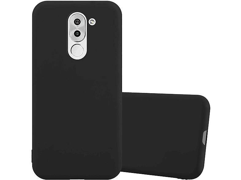 CADORABO Hülle im TPU Candy Style, Backcover, Huawei, MATE 9 LITE / GR5 2017 / Honor 6X, CANDY SCHWARZ