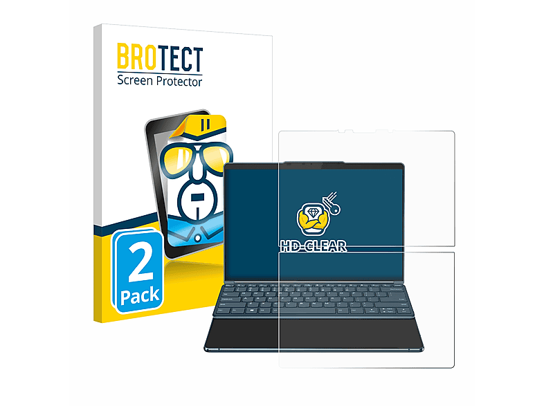 BROTECT Mattschutzfolie Für Lenovo Yoga 920 - Entspiegelt & Kratzfest - Anti-Fingerprint & Blasenfrei