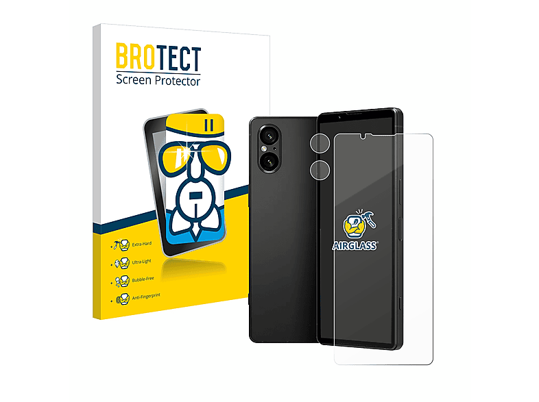 Per SONY XPERIA 10 V CUSTODIA SILICONE TRASPARENTE + PELLICOLA VETRO