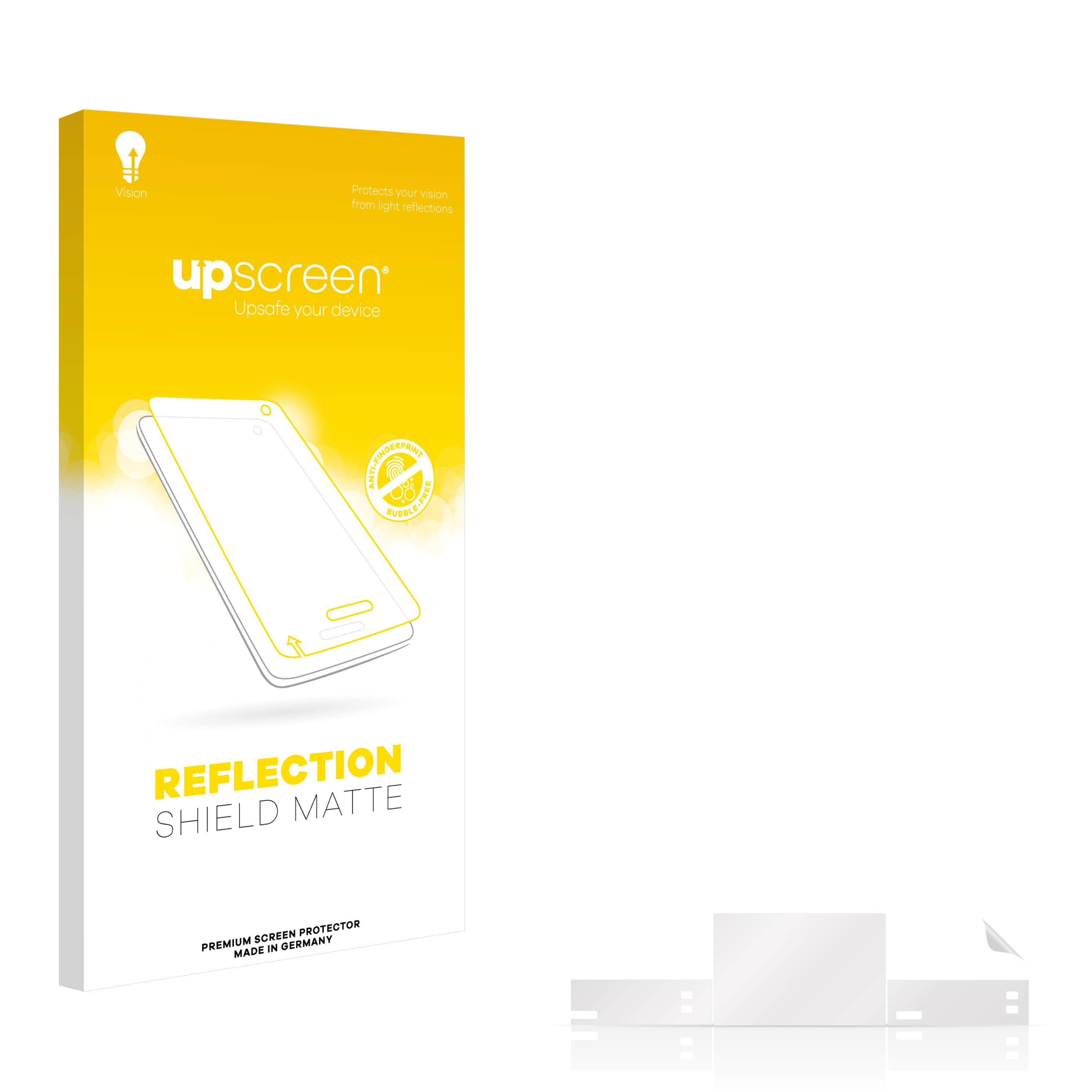 Displayschutzverpackung und -schutz. Matte Displayschutzfolie für ein Telefon.