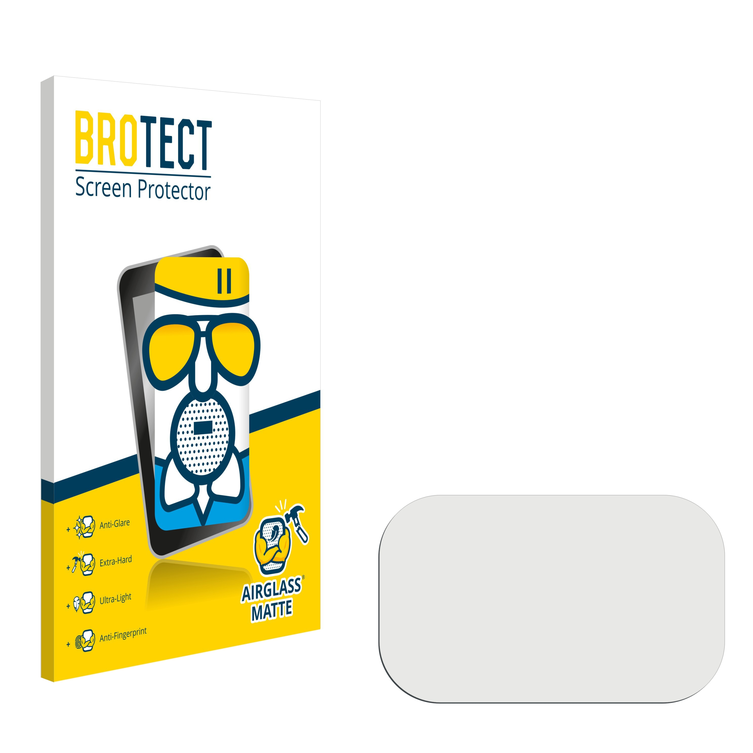 BROTECT Airglass matte Schutzfolie(für True KT1 Wireless Earbuds) Q25