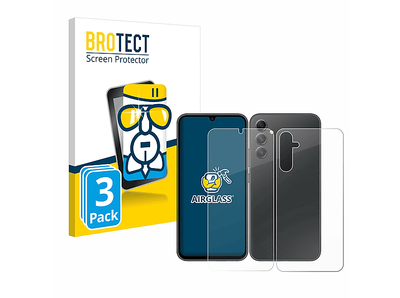 BROTECT Galaxy klare Schutzfolie(für 5G) Airglass A34 Samsung 3x