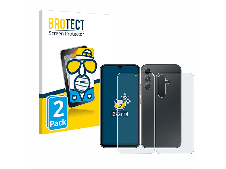 BROTECT 2x matte Schutzfolie(für Samsung Galaxy A34 5G)