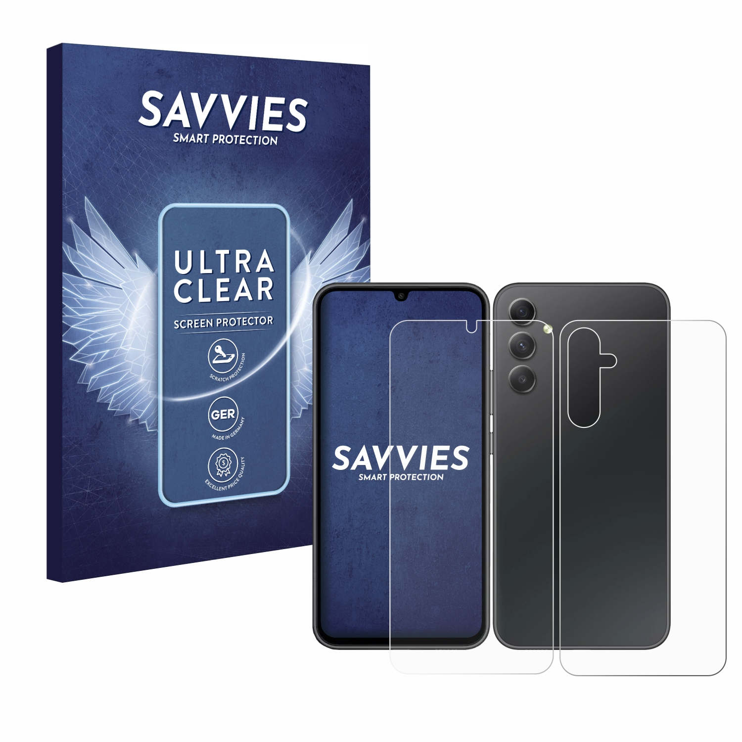 Galaxy 18x Schutzfolie(für Samsung klare 5G) A34 SAVVIES