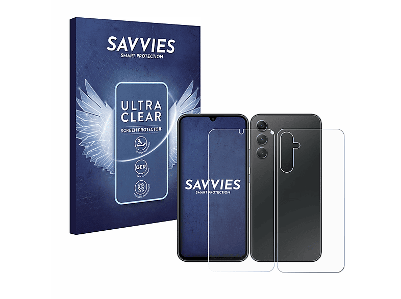 Galaxy klare 18x SAVVIES A34 Samsung 5G) Schutzfolie(für