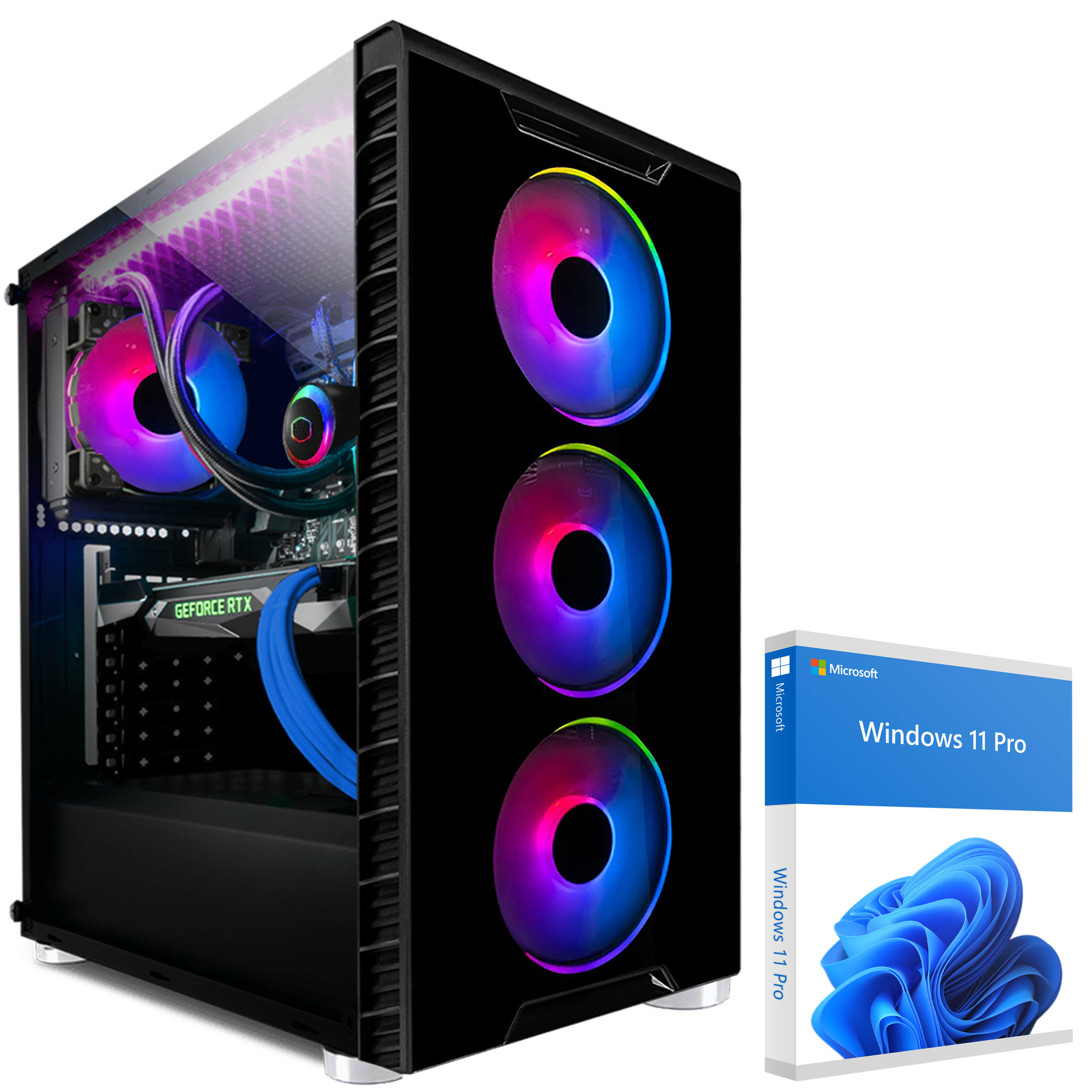 4070, 12 GB Core™ 2000 Prozessor, i7 GB RAM, GB Intel® i7 PC 14700KF, 1000 Core 32 Gaming mit HDD, Pro, Intel Windows GeForce GB KRAFTPC 11 RTX™ SSD, NVIDIA