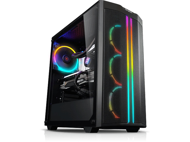 KIEBEL Vulkano Deluxe VII AMD Ryzen 9 7900X, Windows 11 Home, Gaming PC mit AMD Ryzen™ 9 Prozessor, 64 GB RAM, 2 TB SSD, NVIDIA GeForce RTX™ 4080, 16 GB