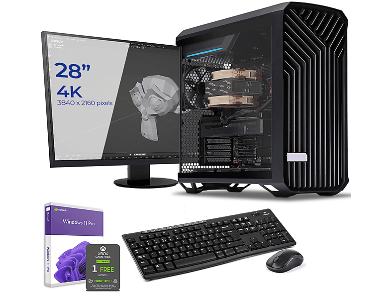 SEDATECH AMD Ryzen Threadripper Pro 5955WX, Komplett PC mit AMD Ryzen