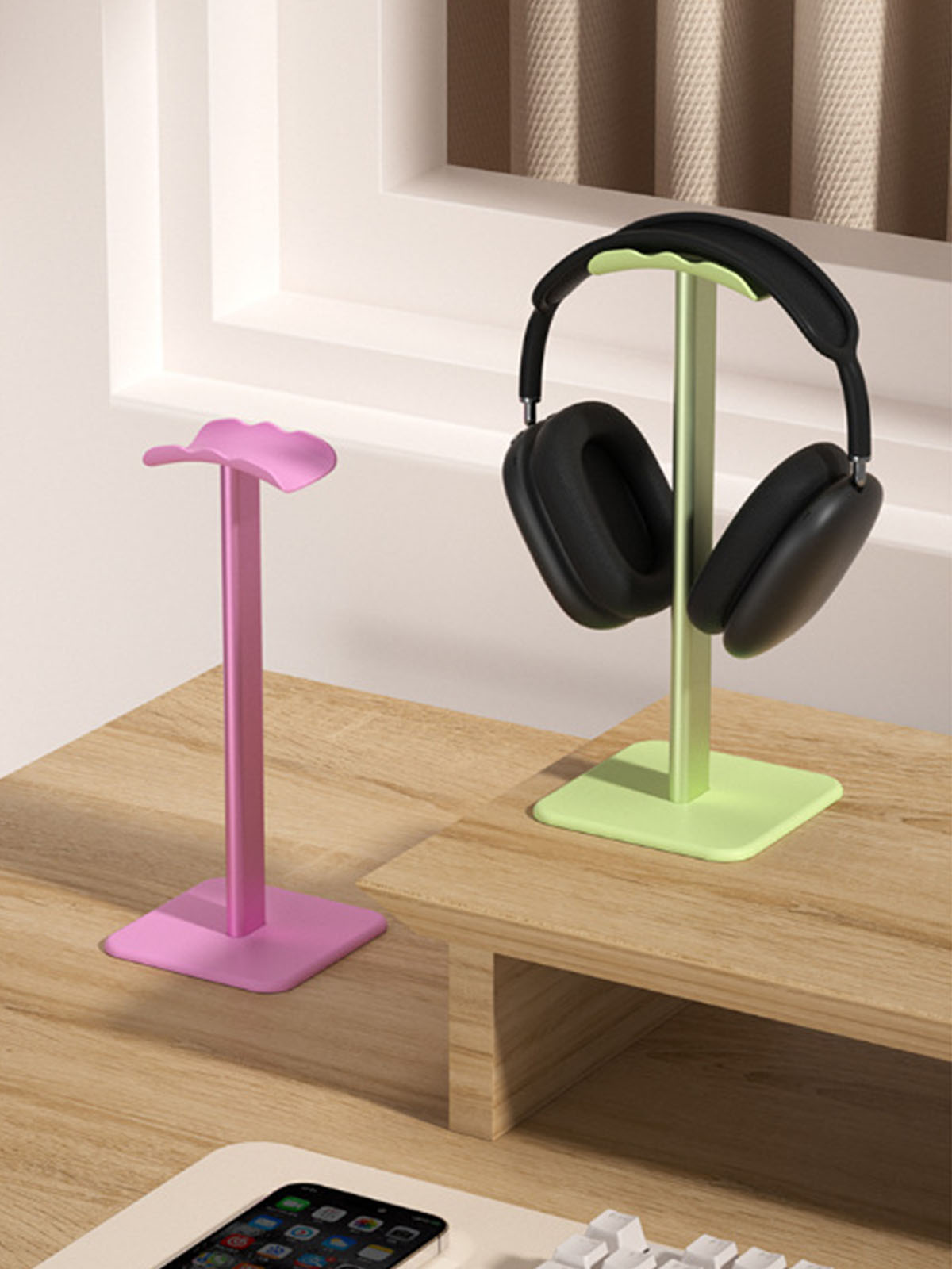 Kopfhörer Kopfhörerständer: BRIGHTAKE für Aluminiumlegierung Ihre Kopfhörer-Ständer Platzsparender Halt