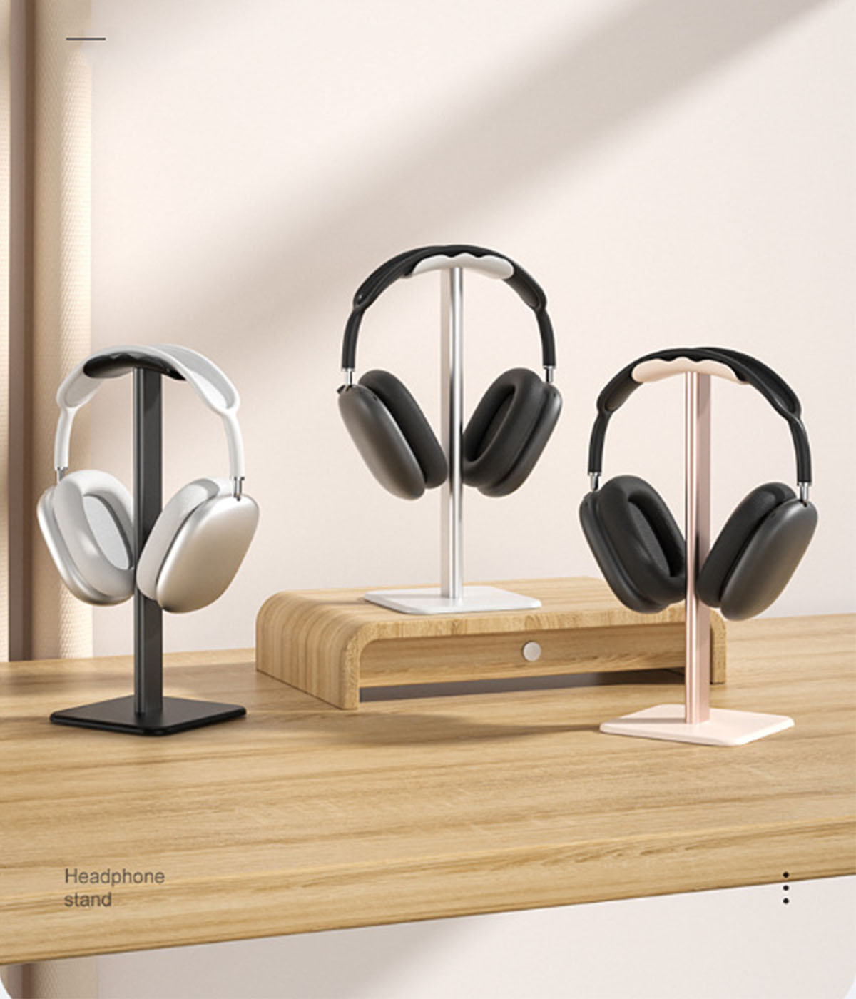 BRIGHTAKE Aluminiumlegierung Kopfhörerständer: Kopfhörer-Ständer für Halt Platzsparender Kopfhörer Ihre
