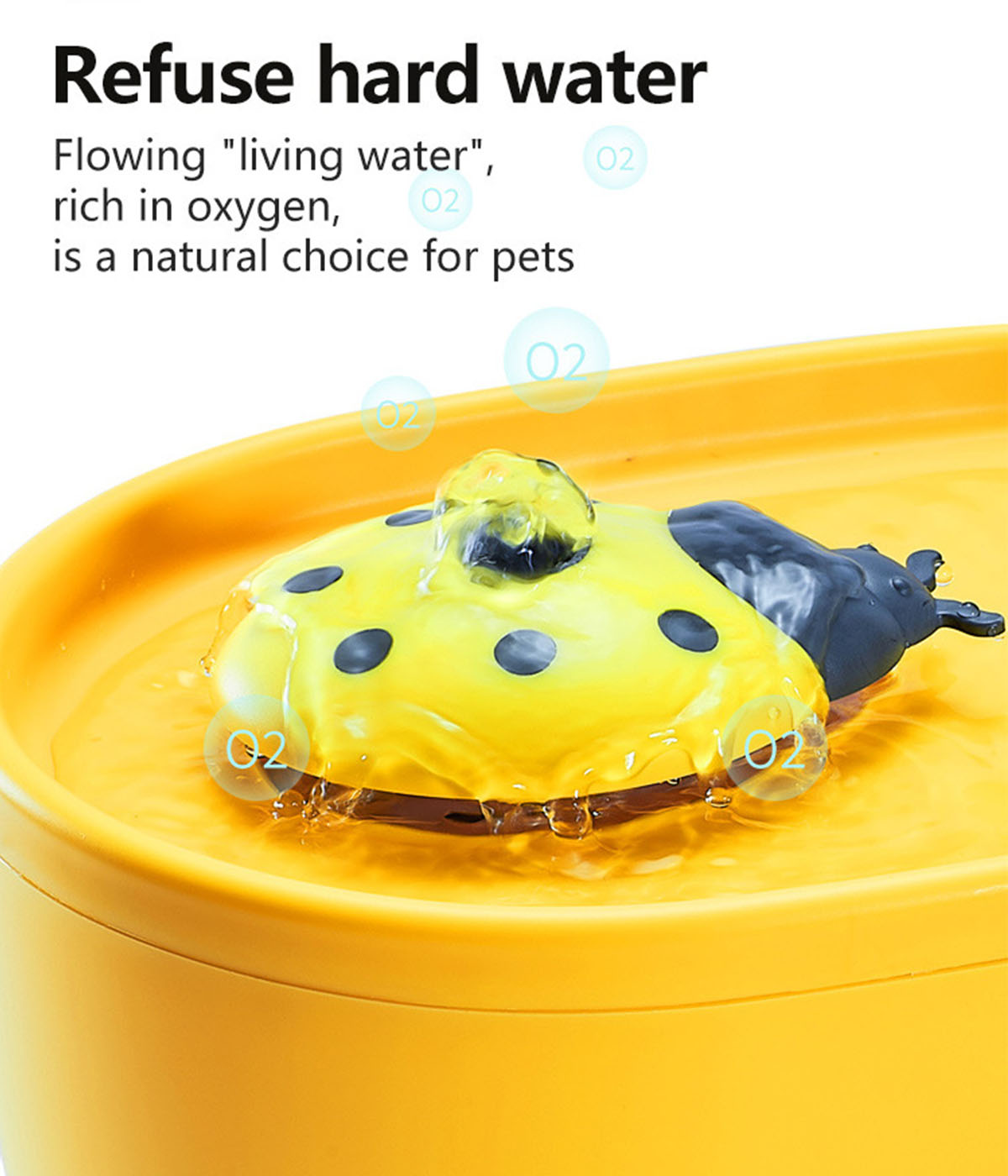 Smart Effortless Water Haustiere Your Pets Wasserspender for Dispenser Hydration - für Drinking BRIGHTAKE