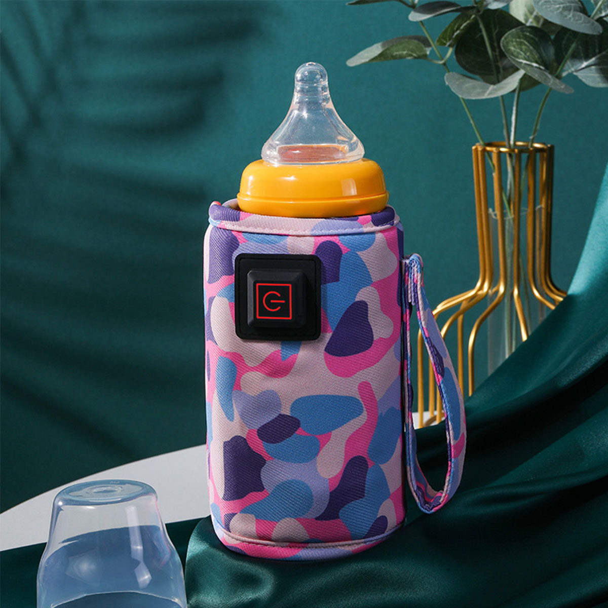 für perfekte unterwegs Rosa BRIGHTAKE Die Camouflage Becherhülsen Tragbare Lösung Thermostat-Hülle für Flaschen -