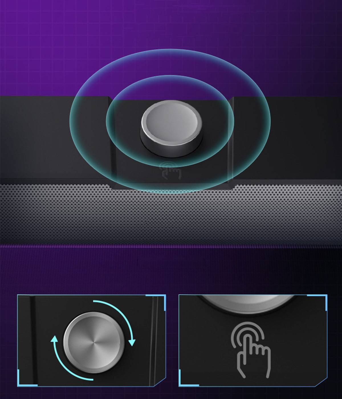 BRIGHTAKE Erleben Klang Lautsprecher, Schwarz Bluetooth mit Sie unseren erstklassigen Desktop-Lautsprechern