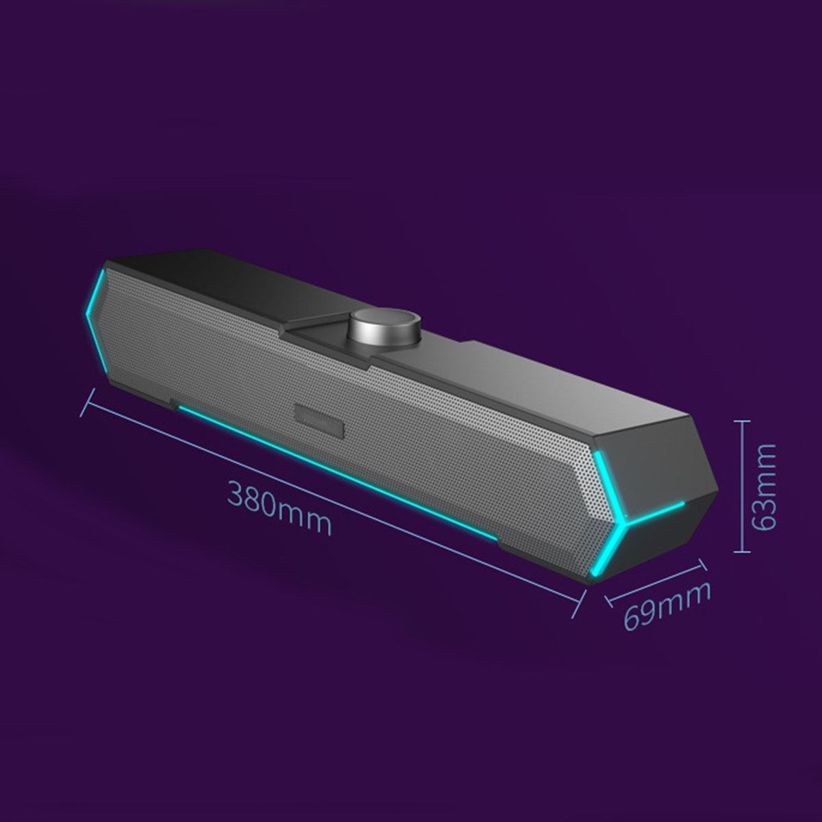 BRIGHTAKE Erleben Klang Lautsprecher, Schwarz Bluetooth mit Sie unseren erstklassigen Desktop-Lautsprechern