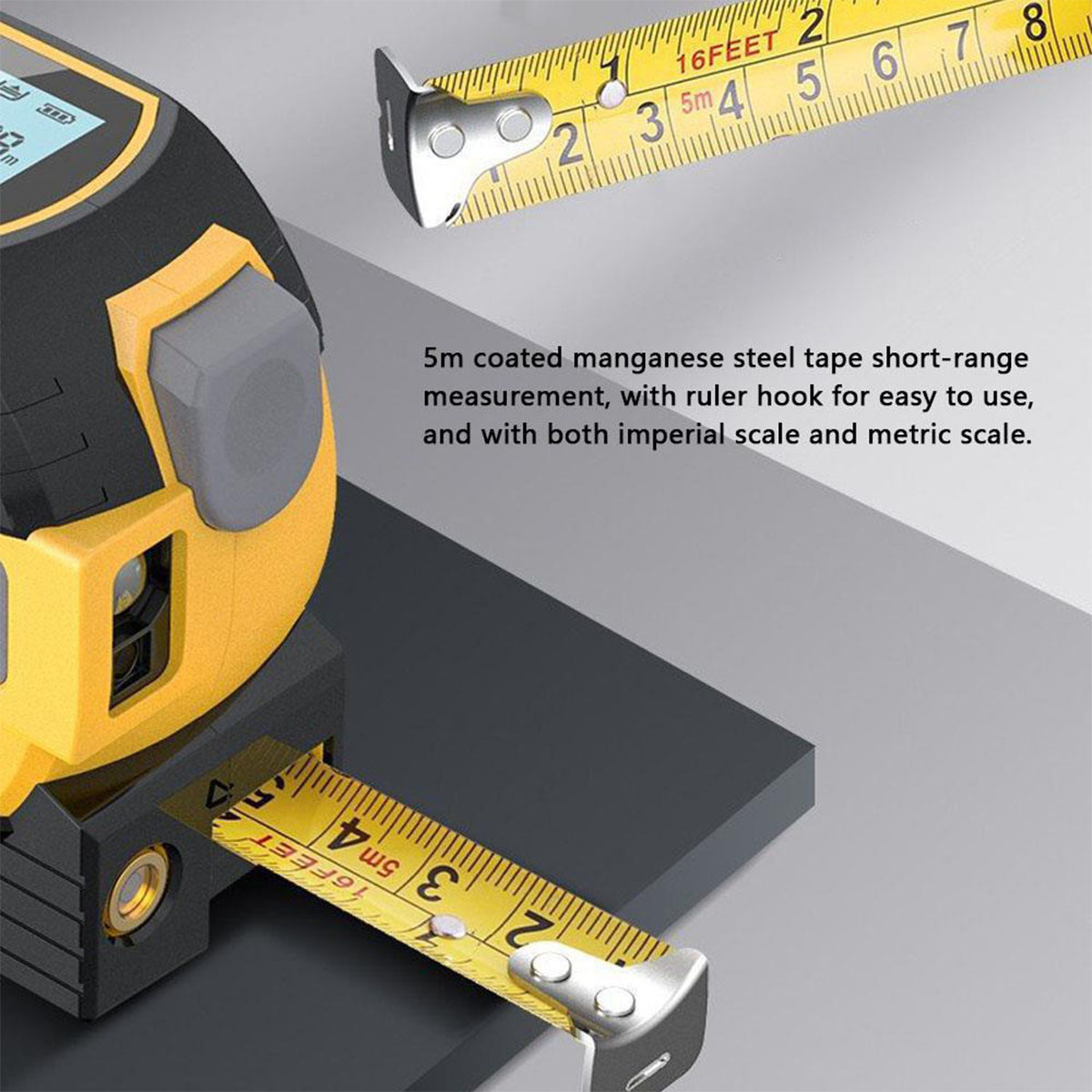 – BRIGHTAKE Gerät Präzision Vielseitigkeit und 3-in-1 Laser einem Entfernungsmesser in tachymeter