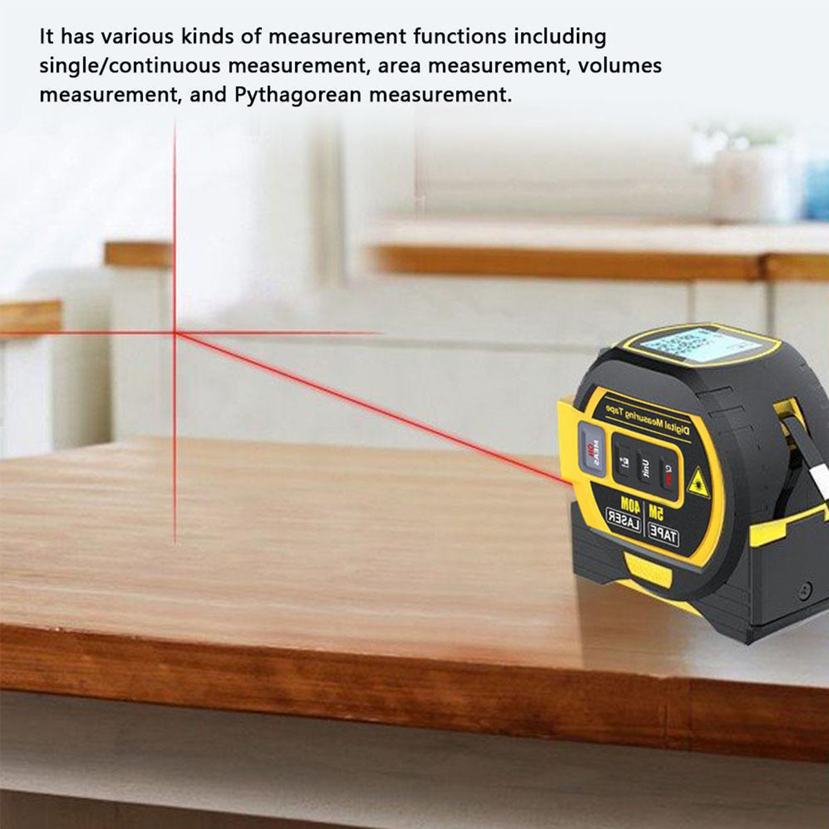 BRIGHTAKE 3-in-1 Laser Entfernungsmesser – tachymeter Vielseitigkeit einem Gerät Präzision in und