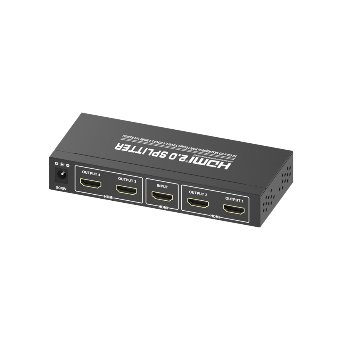 MAXTRACK HDMI® HDMI® Verteiler 4K Splitter CS25-4L