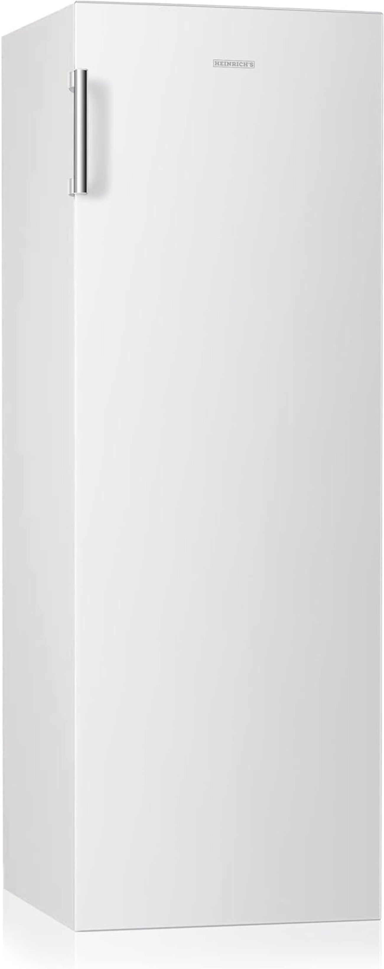 HEINRICHS HEINRICHS freistehender Kühlschrank 242L, Vollraumkühlschrank, weiss) LED-Beleuchtung, hoch, cm Kühlschrank 143,4 (E