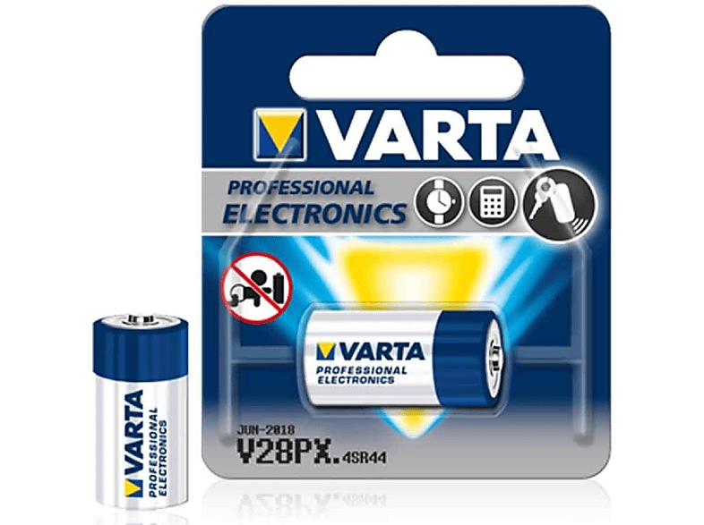 VARTA SILBEROXID 6.0 V - 145 mAh 4SR44  4028.101.401 Mando Distancia Batterie, 145 mAh