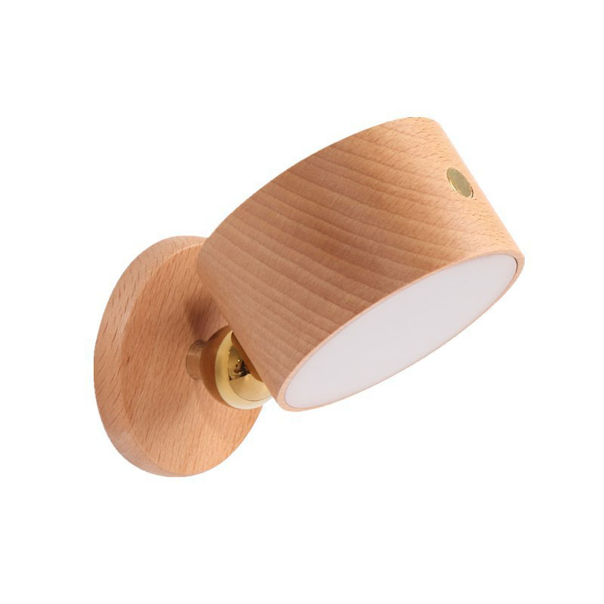 Kreative Dimmbar Nachtlicht - Holz BRIGHTAKE USB Wiederaufladbar und Tischlampe