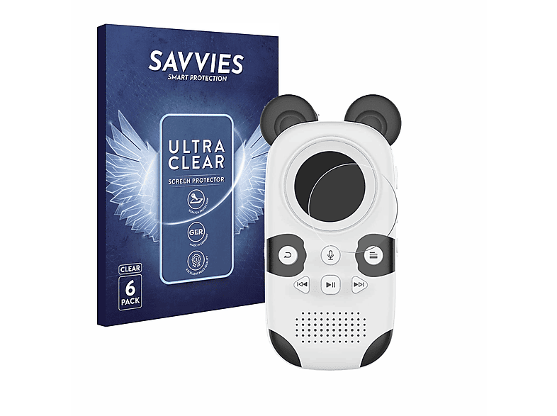 SAVVIES 6x klare Schutzfolie(für Ruizu Cute X31) Panda