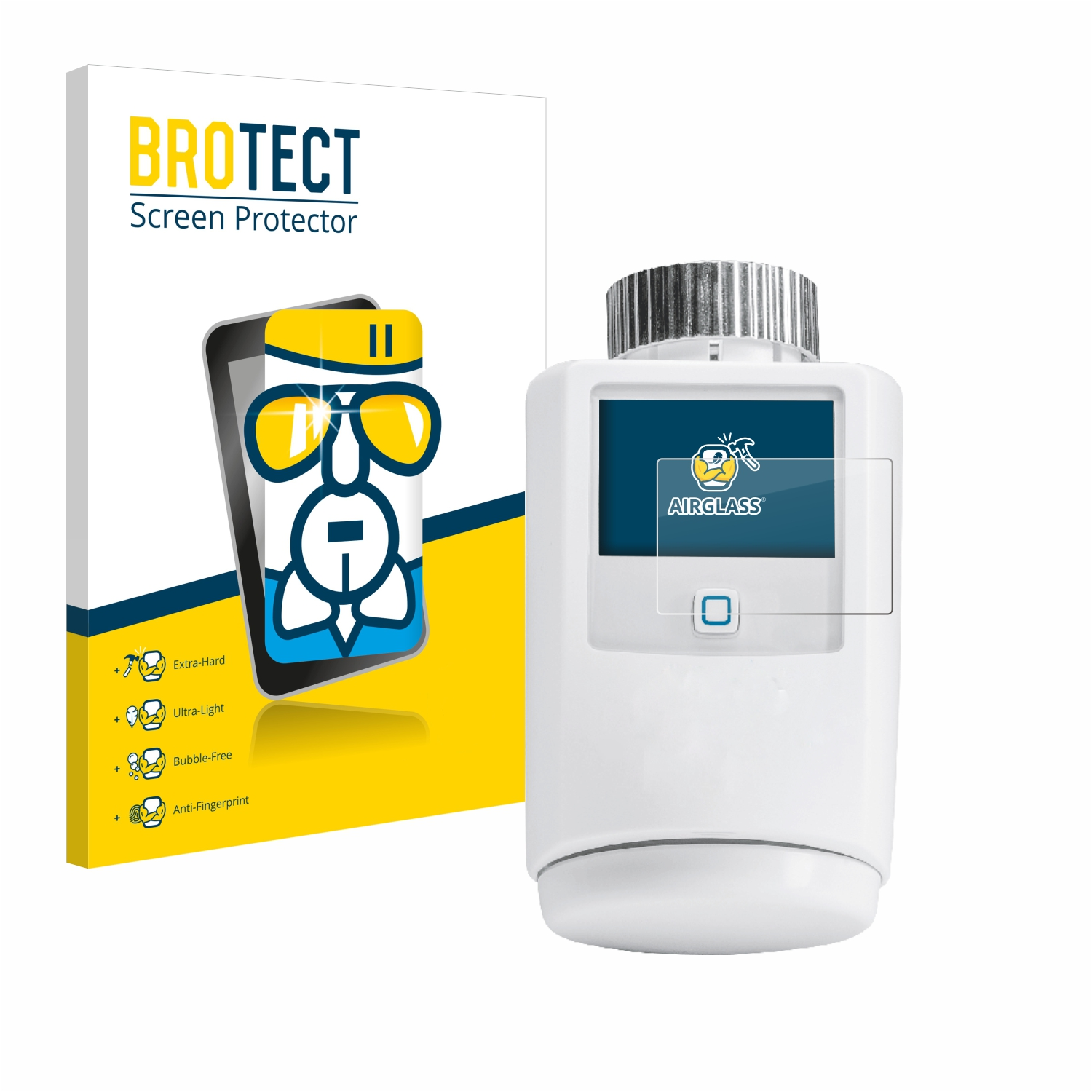 Schutzfolie(für klare BROTECT homematic HmIP-eTRV-2) IP Airglass