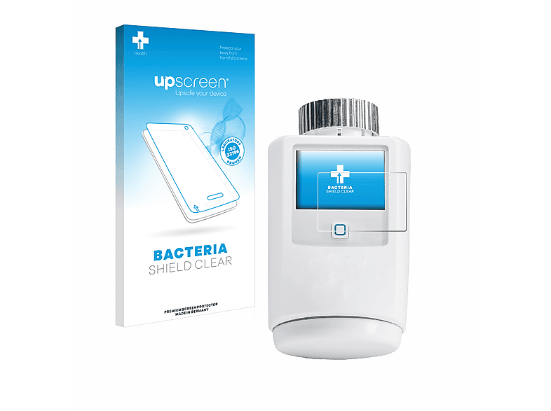 UPSCREEN antibakteriell klare IP homematic Schutzfolie(für HmIP-eTRV-2)