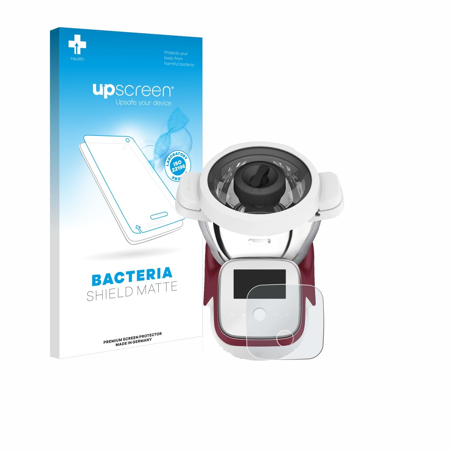UPSCREEN antibakteriell entspiegelt Schutzfolie(für Moulinex XL) i-Companion Touch matte