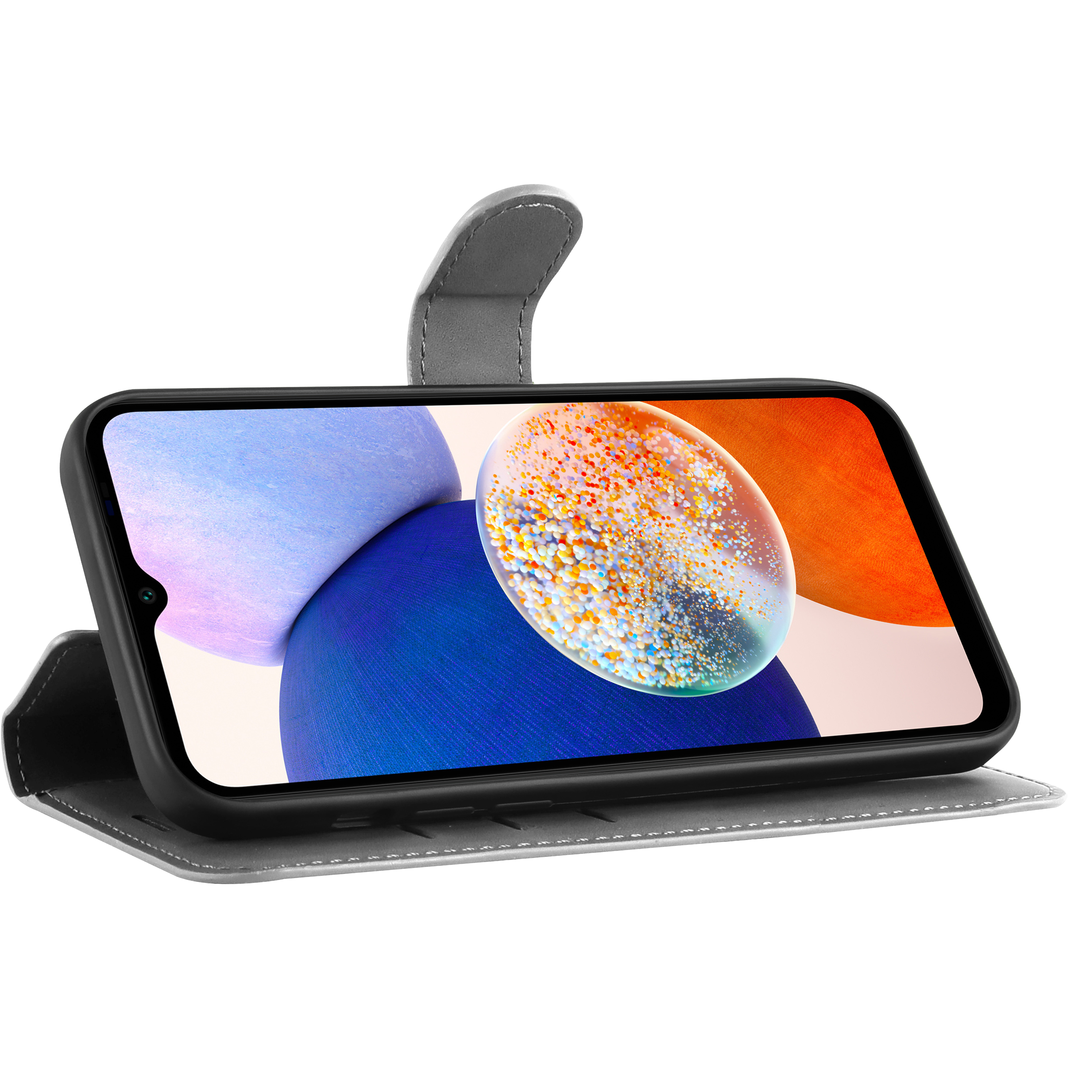 Galaxy A34, CAZY Hülle, Grau Samsung, Bookcover, Handy