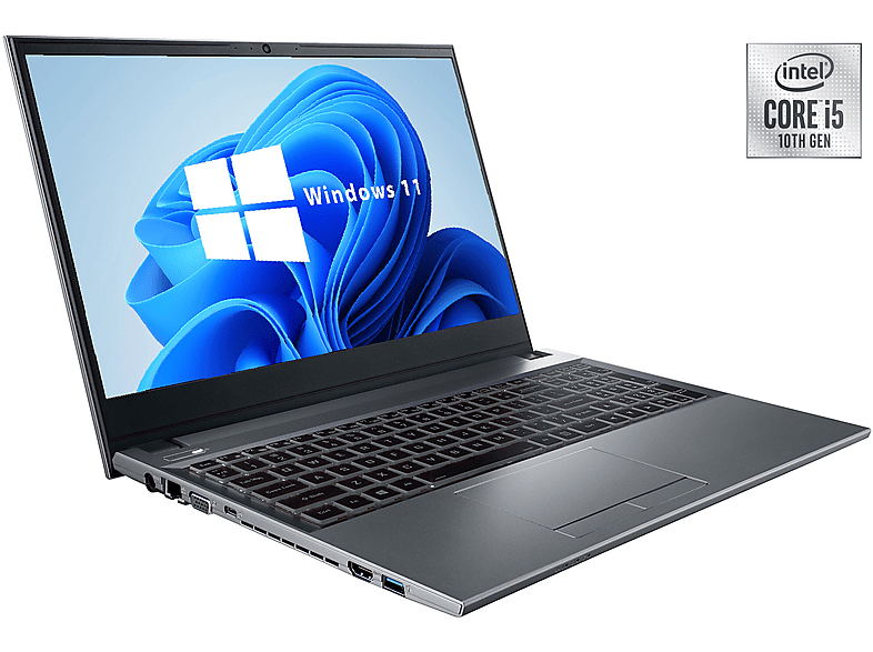 GB SSD, mit 1687, GB Pentium® silbergrau RAM, Intel Display, Prozessor, 15,6 HYRICAN Intel® 480 Graphics, UHD 8 Notebook Zoll