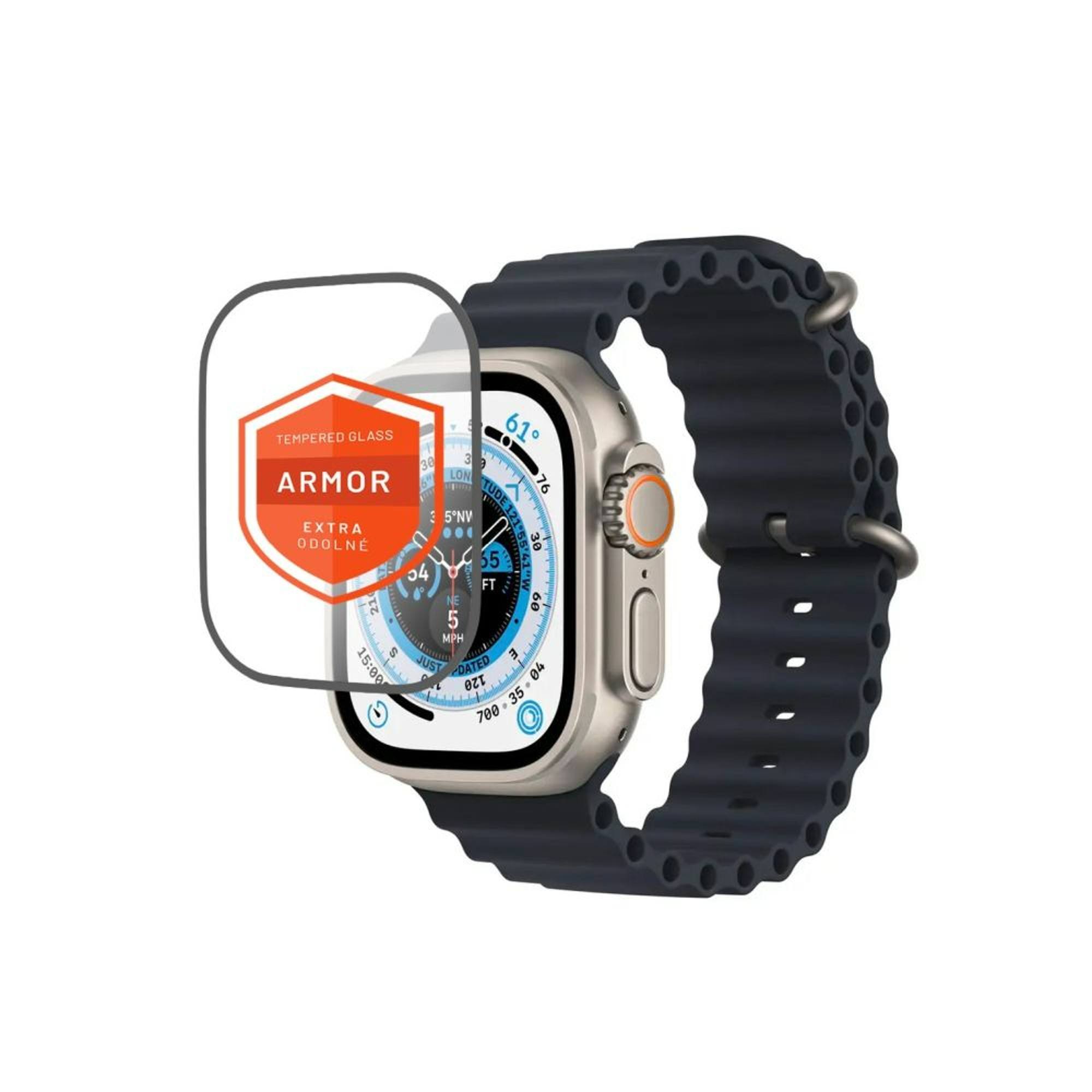 FIXED Schutzglas (für 2 Ultra 49mm/Ultra FIXGAW-1029 Apple) 49mm Watch