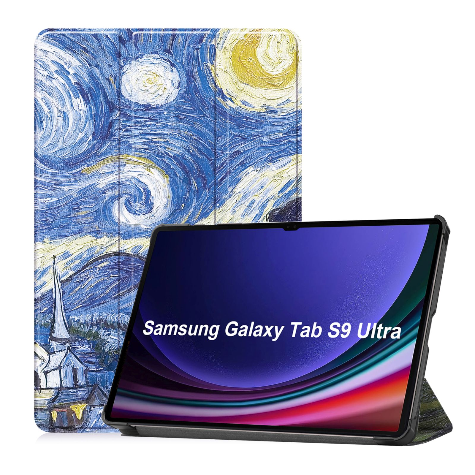 Bookcover Mehrfarbig für Hülle Kunstleder, SM-916B Tab S9 SM-X910 LOBWERK Galaxy Zoll 14.6 Schutzhülle Ultra Samsung