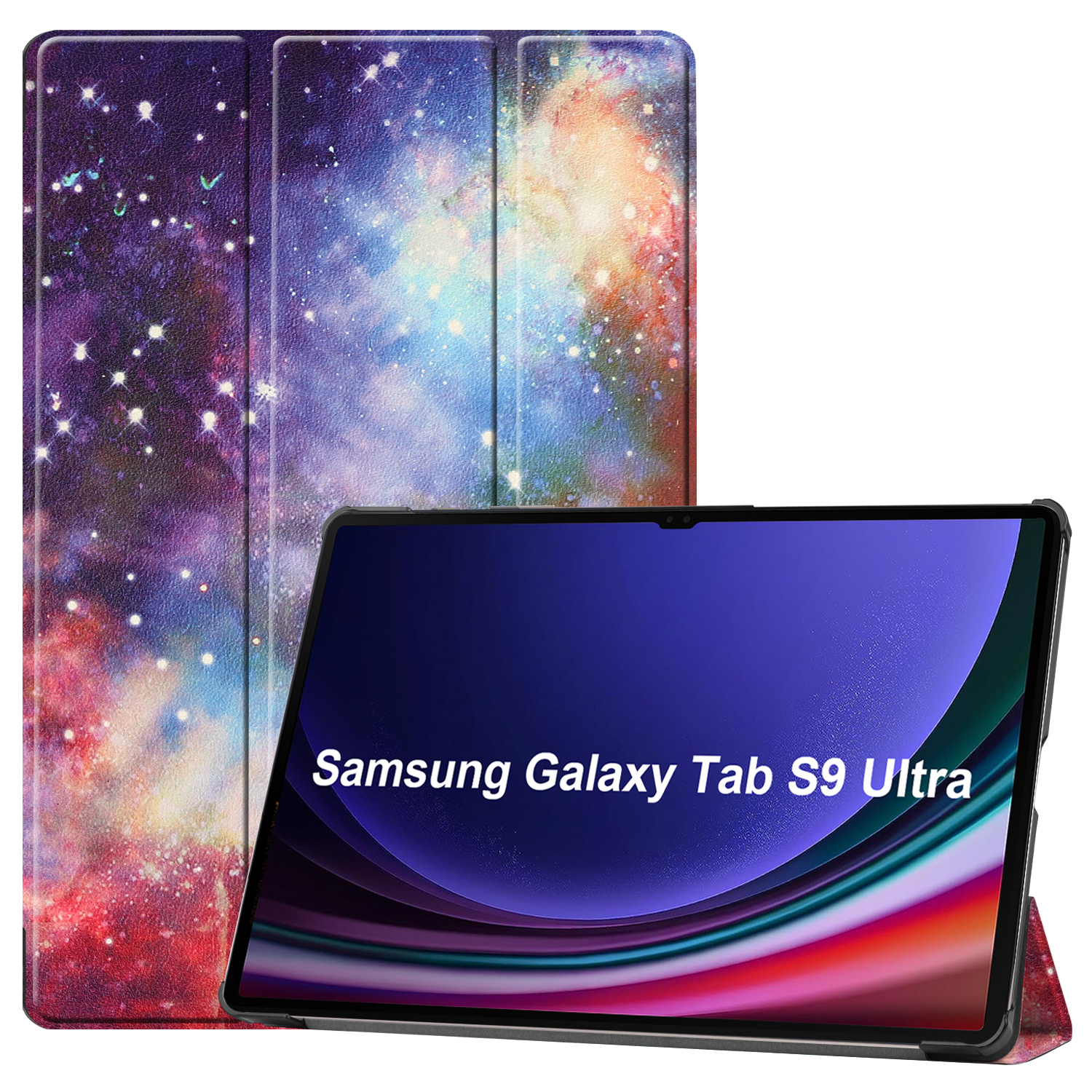SM-916B LOBWERK Schutzhülle 14.6 Mehrfarbig Bookcover S9 Kunstleder, Zoll Hülle Samsung SM-X910 für Galaxy Ultra Tab