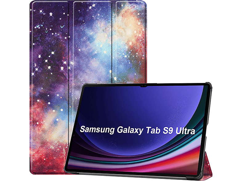 LOBWERK SM-X910 Mehrfarbig SM-916B 14.6 Hülle Kunstleder, Ultra Galaxy Zoll für Schutzhülle Bookcover Tab S9 Samsung