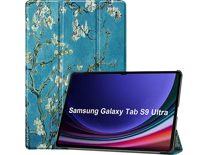 LOBWERK Bookcover SM-916B S9 SM-X910 Galaxy Hülle Schutzhülle Zoll Kunstleder, Samsung Tab Ultra für Mehrfarbig 14.6