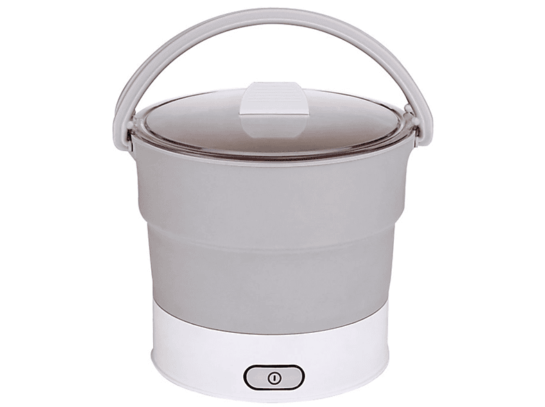 BRIGHTAKE Revolutionieren Sie Ihr Kocherlebnis: Der Faltbare Silikon Reisekocher Wasserkocher, Weiß