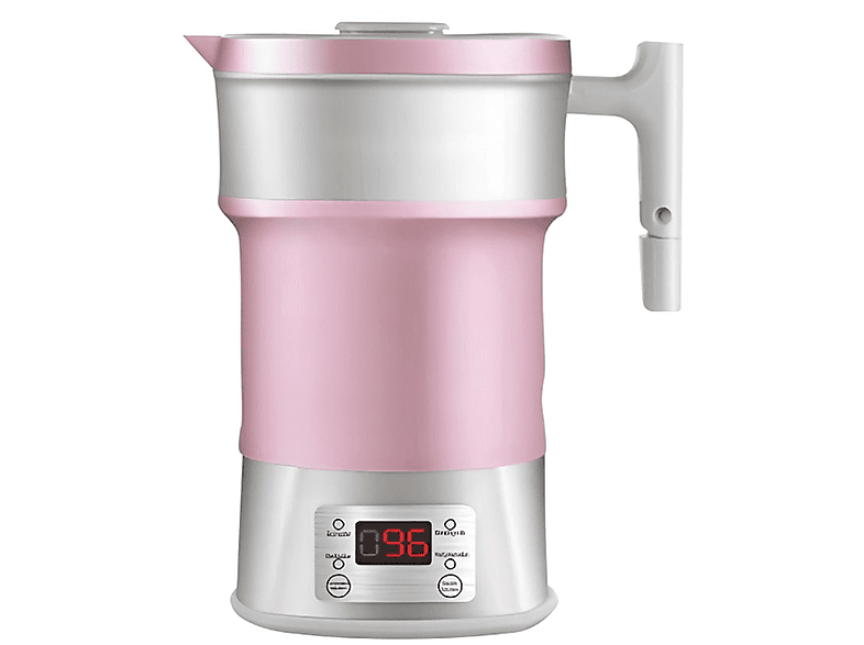 BRIGHTAKE Reise-Wasserkocher: Kompakt, praktisch und immer einsatzbereit Wasserkocher, Rosa