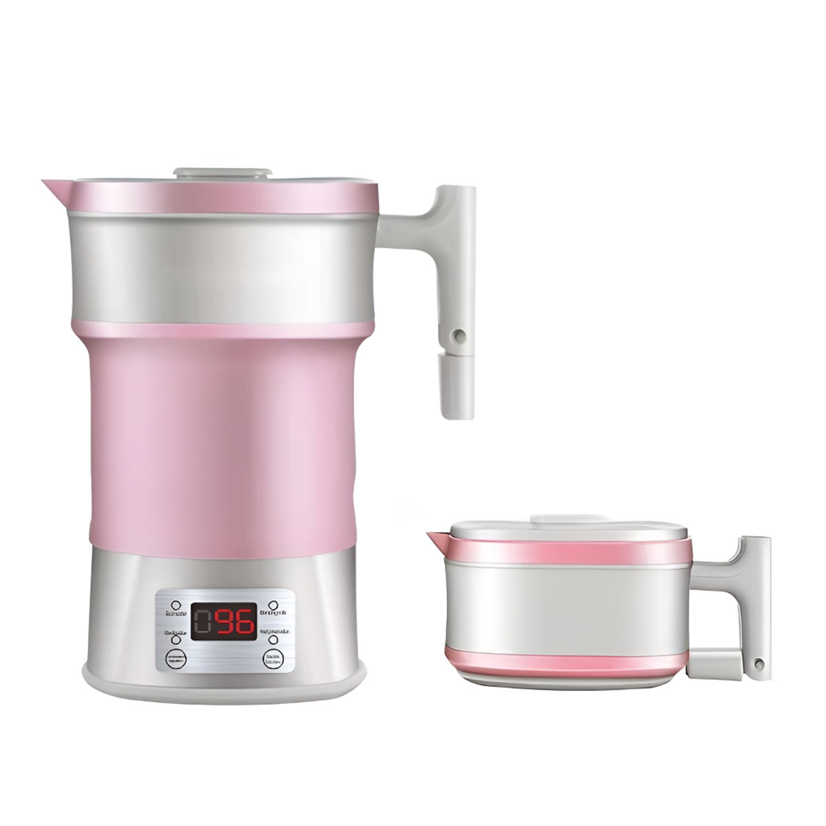 immer Reise-Wasserkocher: praktisch BRIGHTAKE Wasserkocher, Kompakt, und Rosa einsatzbereit